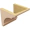 Ekena Millwork 8"W x 8"D x 8"H Wide Hughes Rough Cedar Woodgrain TimberThane Corbel, Primed Tan CORUR08X08X08HUGRCPR - alternate 6